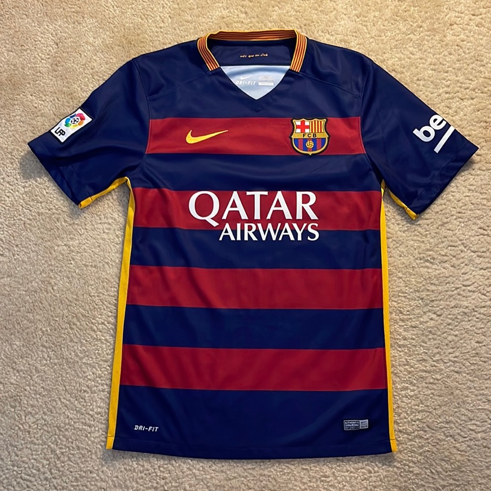 Authentic Barcelona 2015 Nike Jersey Small